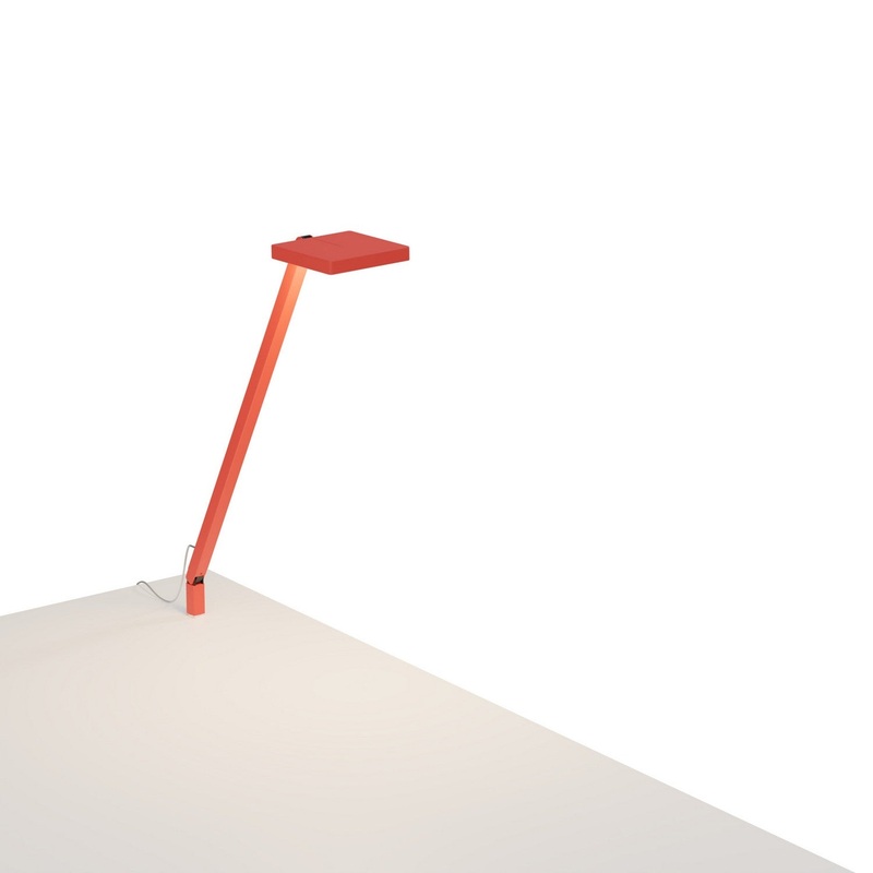Koncept FCD-1-MFR-THR Focaccia LED Desk Lamp, Matte Fire Red