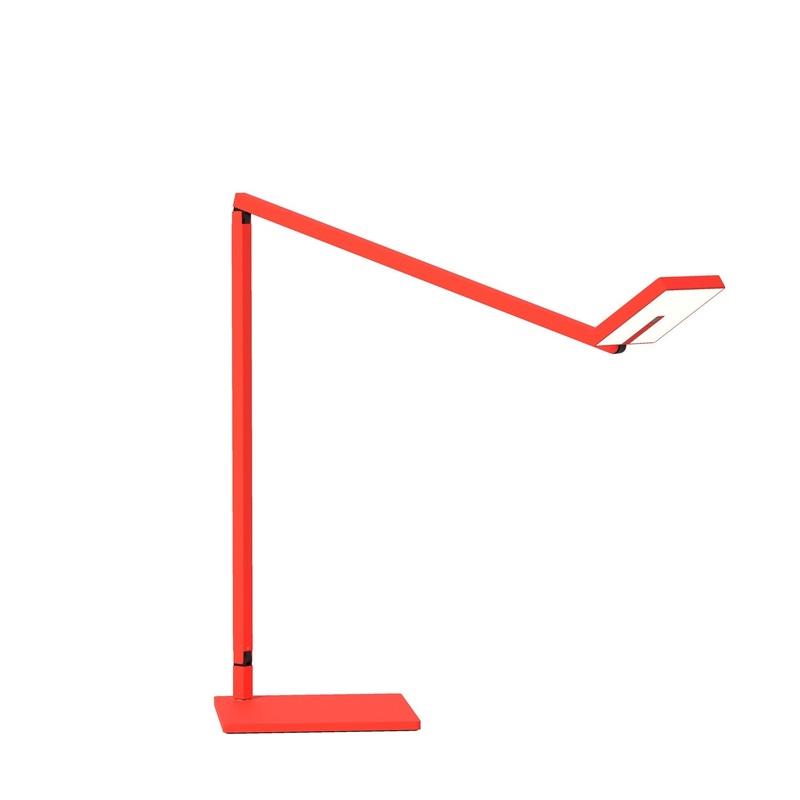 Koncept FCD-2-MFR-DSK Focaccia LED Desk Lamp, Matte Fire Red