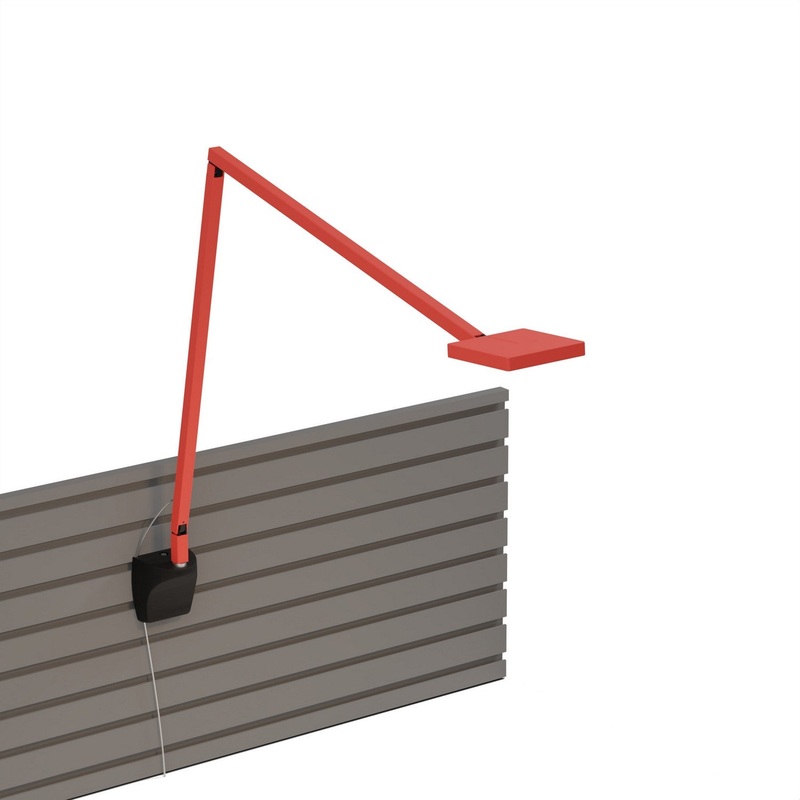 Koncept FCD-2-MFR-SLT Focaccia LED Desk Lamp, Matte Fire Red