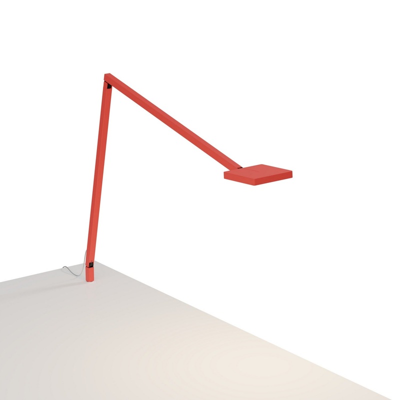 Koncept FCD-2-MFR-THR Focaccia LED Desk Lamp, Matte Fire Red