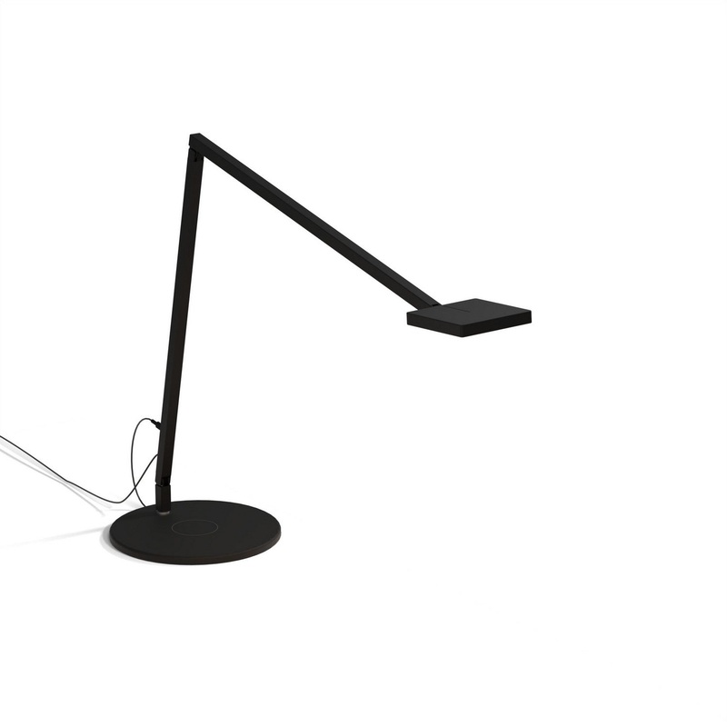Koncept FCD-2-MTB-QCB Focaccia LED Desk Lamp, Matte Black