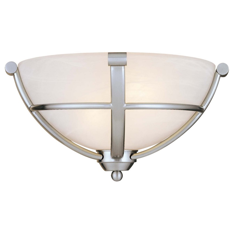 Minka-Lavery 1420-84 Paradox Two Light Wall Sconce, Brushed Nickel