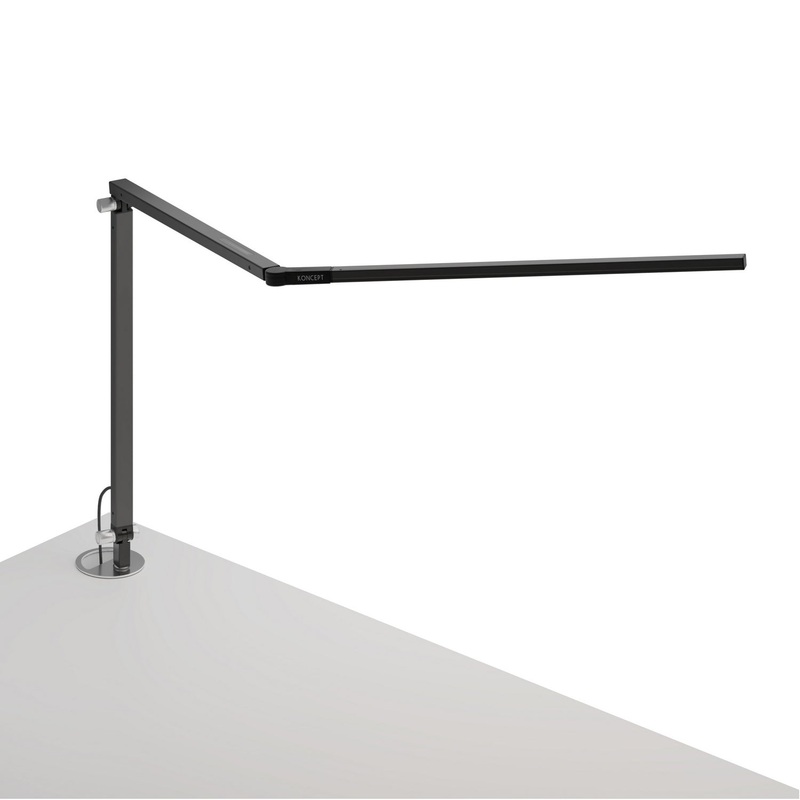 Koncept AR3000-CD-MBK-GRM Z-Bar LED Desk Lamp, Metallic Black