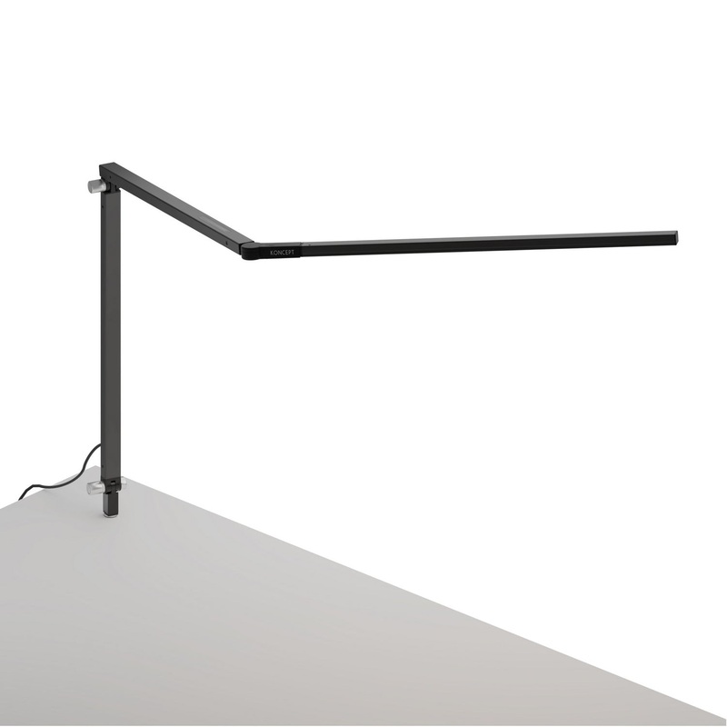 Koncept AR3000-CD-MBK-THR Z-Bar LED Desk Lamp, Metallic Black