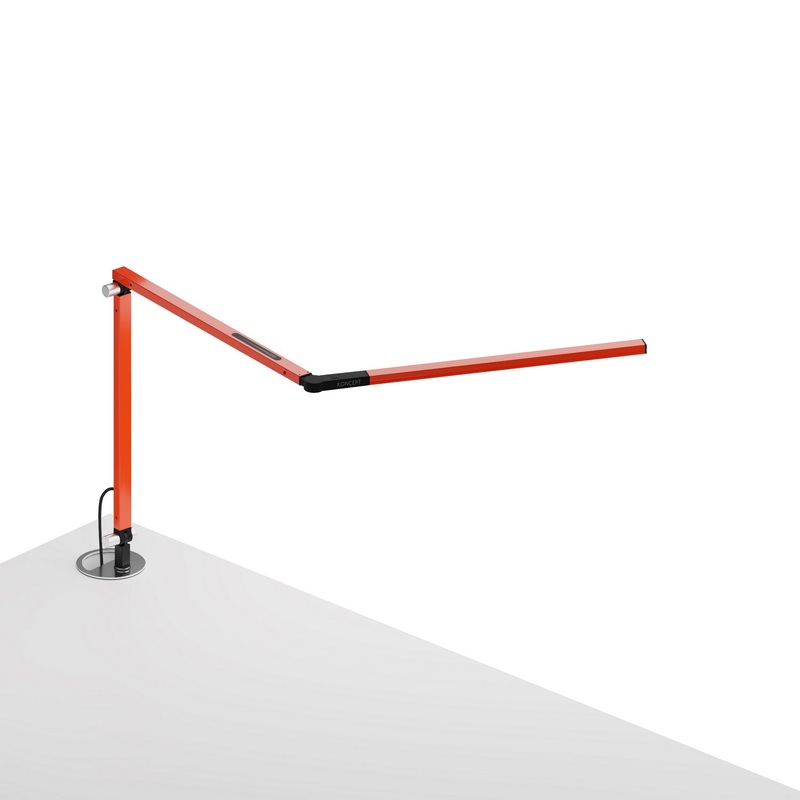 Koncept AR3100-WD-ORG-GRM Z-Bar LED Desk Lamp, Orange