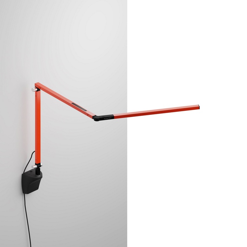 Koncept AR3100-WD-ORG-WAL Z-Bar LED Desk Lamp, Orange