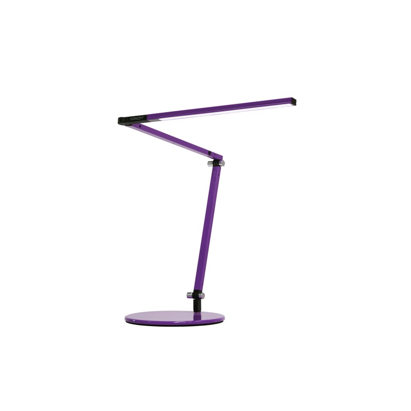 Koncept AR3100-WD-PUR-DSK Z-Bar LED Desk Lamp, Purple