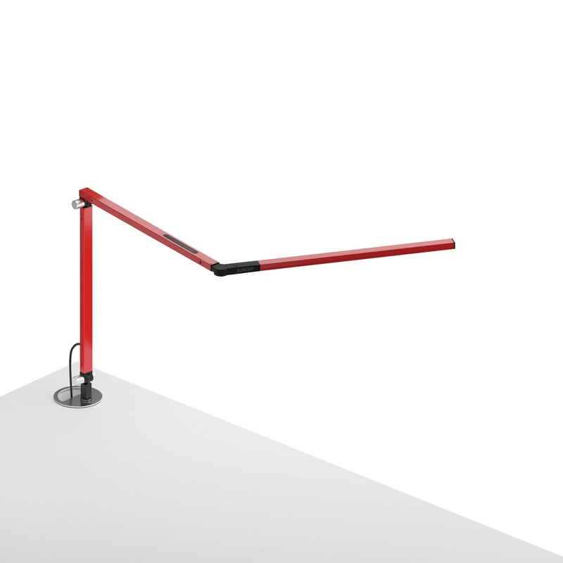 Koncept AR3100-WD-RED-GRM Z-Bar LED Desk Lamp, Red