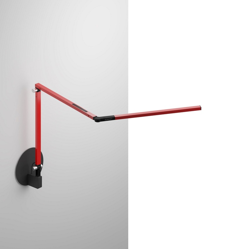 Koncept AR3100-WD-RED-HWS Z-Bar LED Desk Lamp, Red