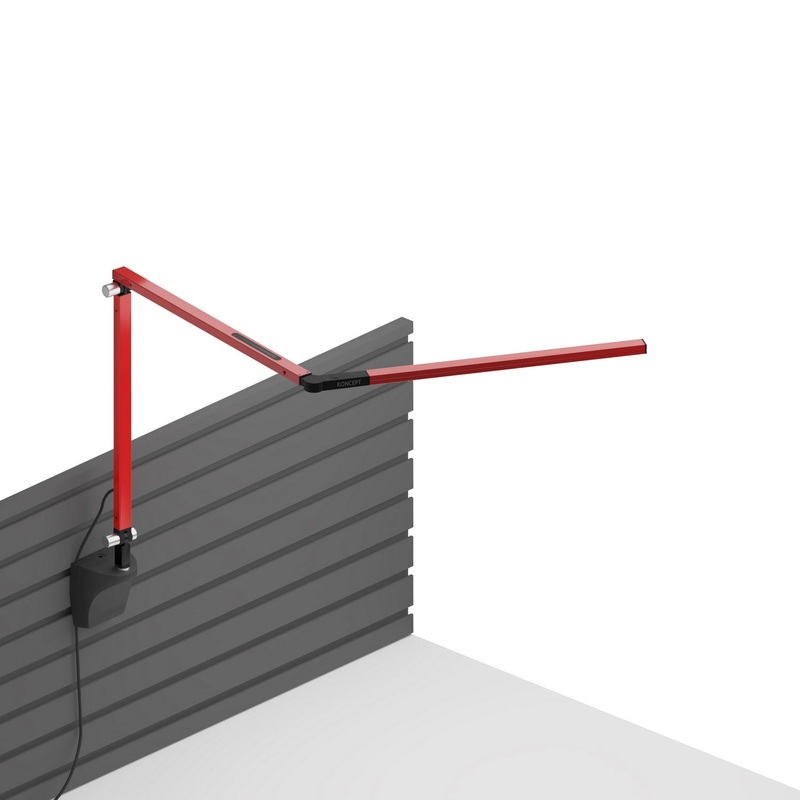 Koncept AR3100-WD-RED-SLT Z-Bar LED Desk Lamp, Red
