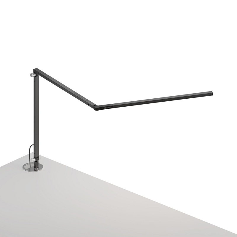 Koncept AR3200-CD-MBK-GRM Z-Bar LED Desk Lamp, Metallic Black