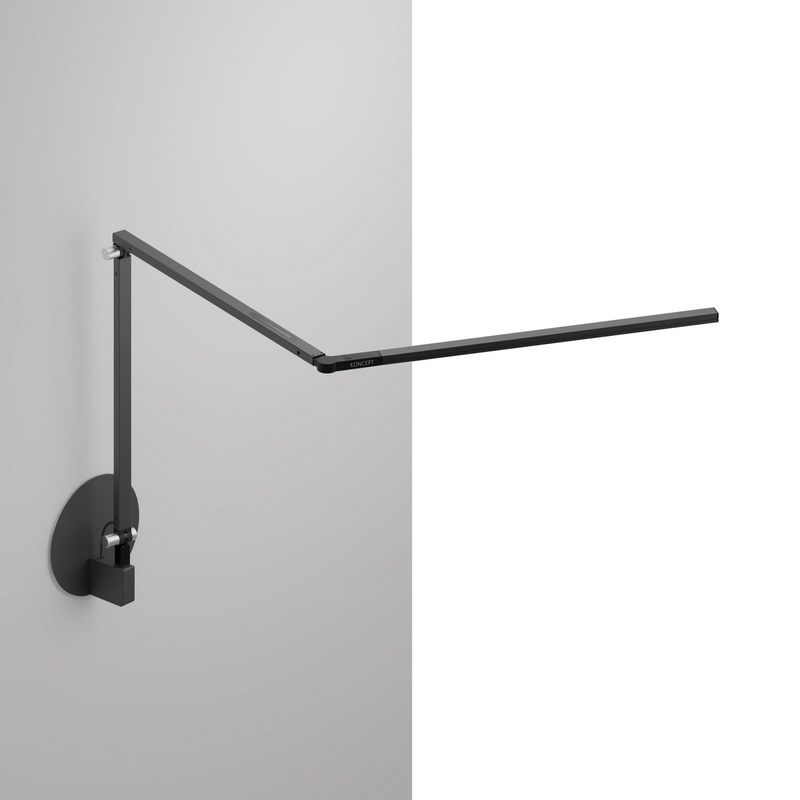 Koncept AR3200-CD-MBK-HWS Z-Bar LED Desk Lamp, Metallic Black