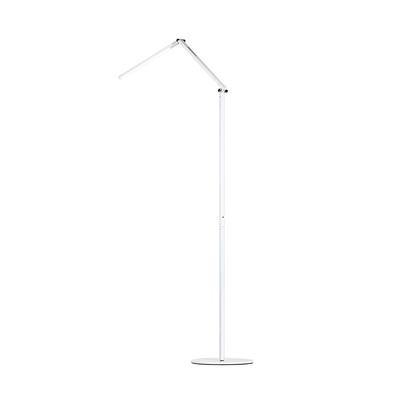 Koncept AR5000-WD-WHT-FLR Z-Bar LED Floor Lamp, White
