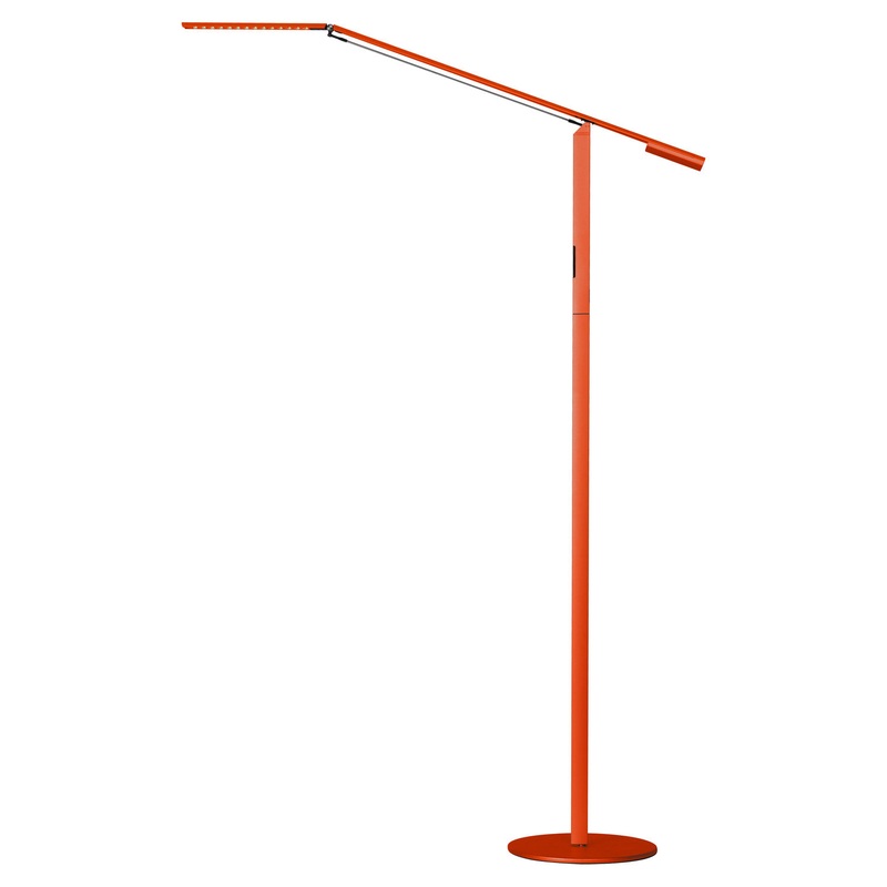 Koncept ELX-A-C-ORG-FLR Equo LED Floor Lamp, Orange