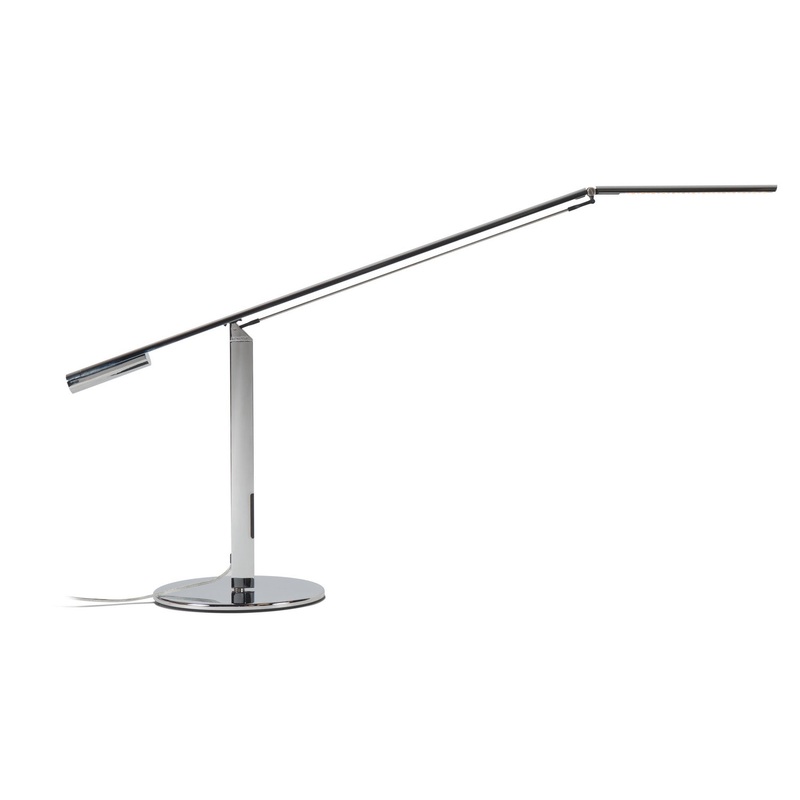Koncept ELX-A-W-CRM-DSK Equo LED Desk Lamp, Chrome