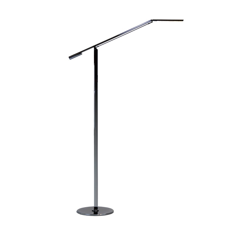 Koncept ELX-A-W-CRM-FLR Equo LED Floor Lamp, Chrome