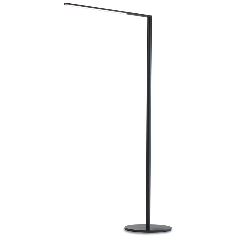 Koncept L7-MBK-FLR Lady7 LED Floor Lamp, Metallic Black