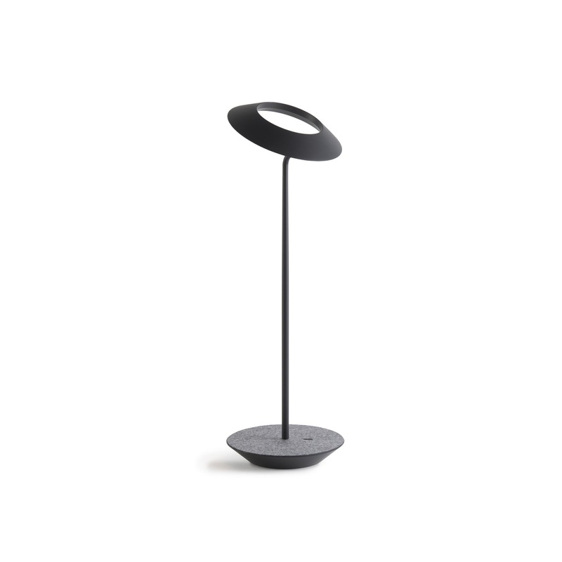 Koncept RYO-SW-MTB-OXF-DSK Royyo LED Desk Lamp, Matte Black Body, Oxford Felt