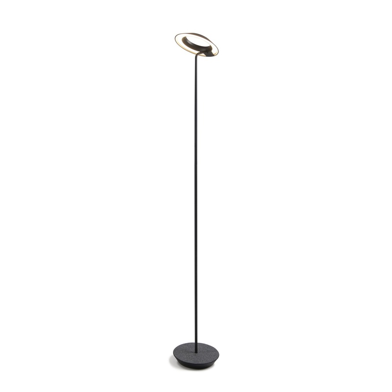 Koncept RYO-SW-MTB-OXF-FLR Royyo LED Floor Lamp, Matte Black Body, Oxford Felt