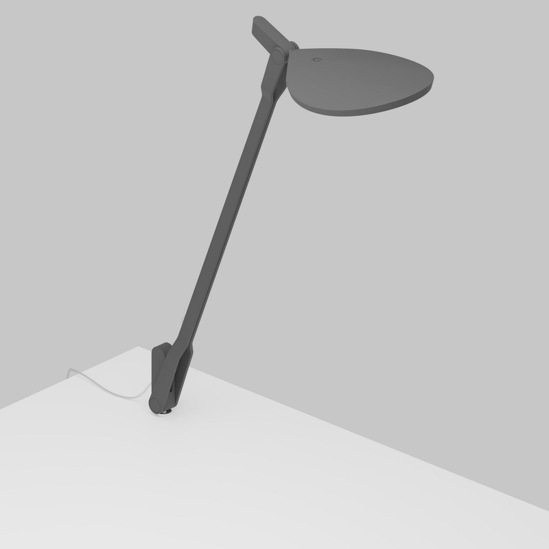 Koncept SPY-W-MGY-USB-THR Splitty LED Desk Lamp, Matte Grey