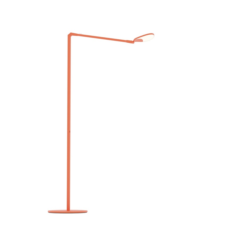 Koncept SPY-W-MOR-USB-FLR Splitty LED Floor Lamp, Matte Orange