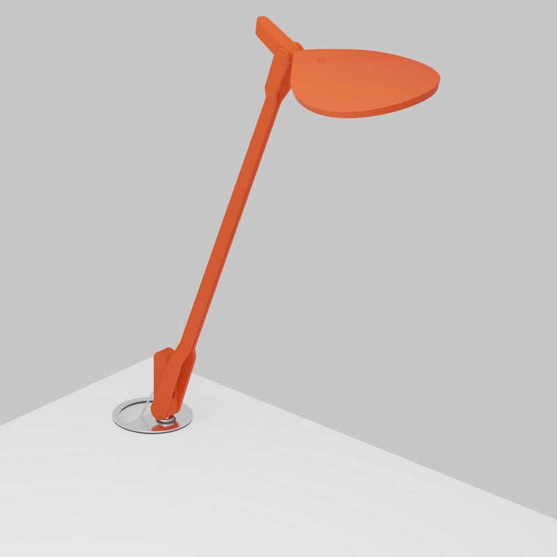 Koncept SPY-W-MOR-USB-GRM Splitty LED Desk Lamp, Matte Orange