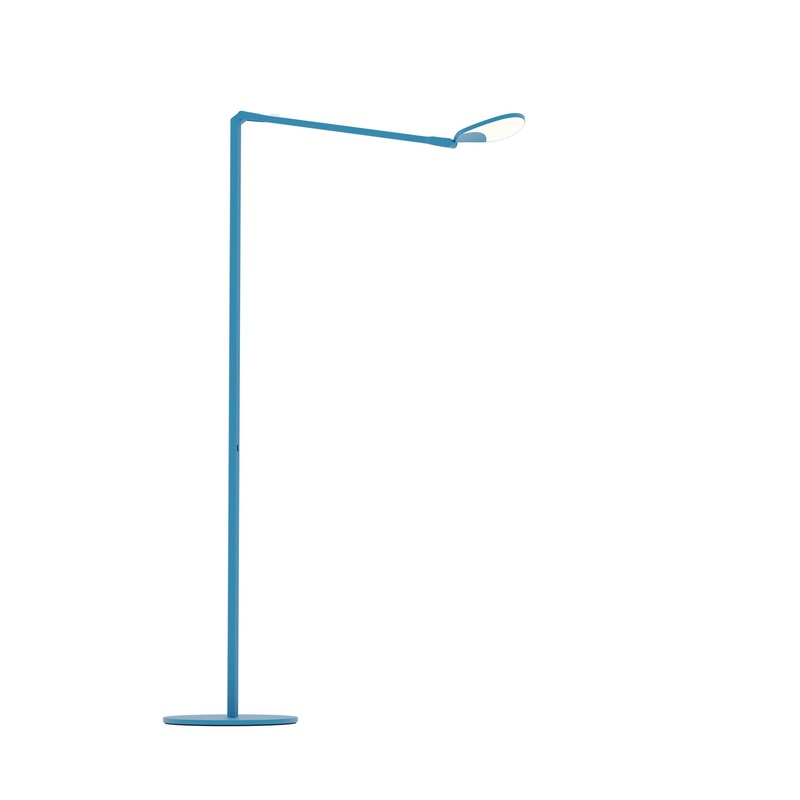Koncept SPY-W-MPB-USB-FLR Splitty LED Floor Lamp, Matte Pacific Blue