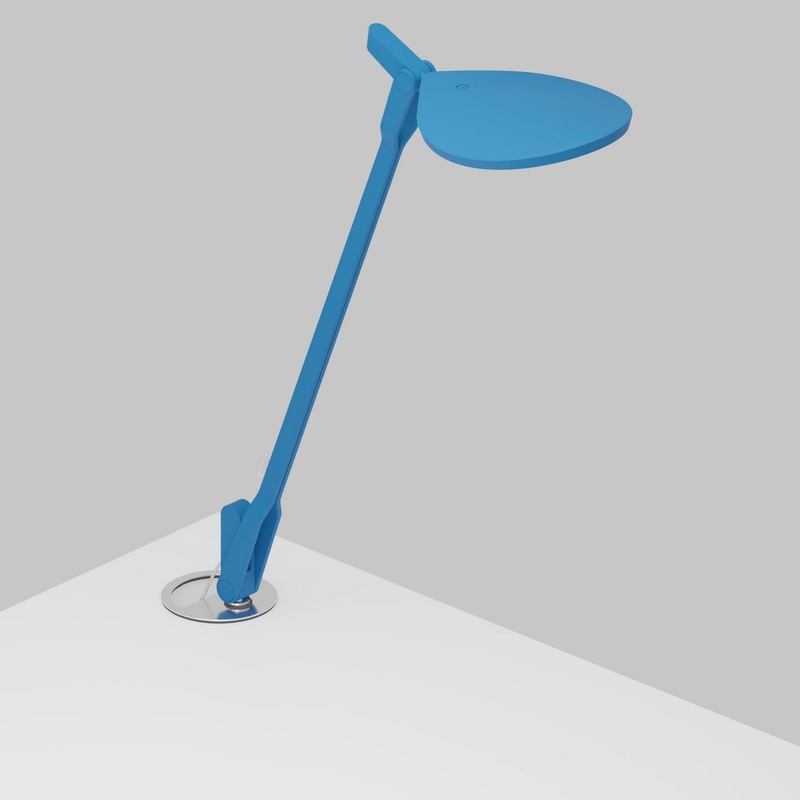 Koncept SPY-W-MPB-USB-GRM Splitty LED Desk Lamp, Matte Pacific Blue