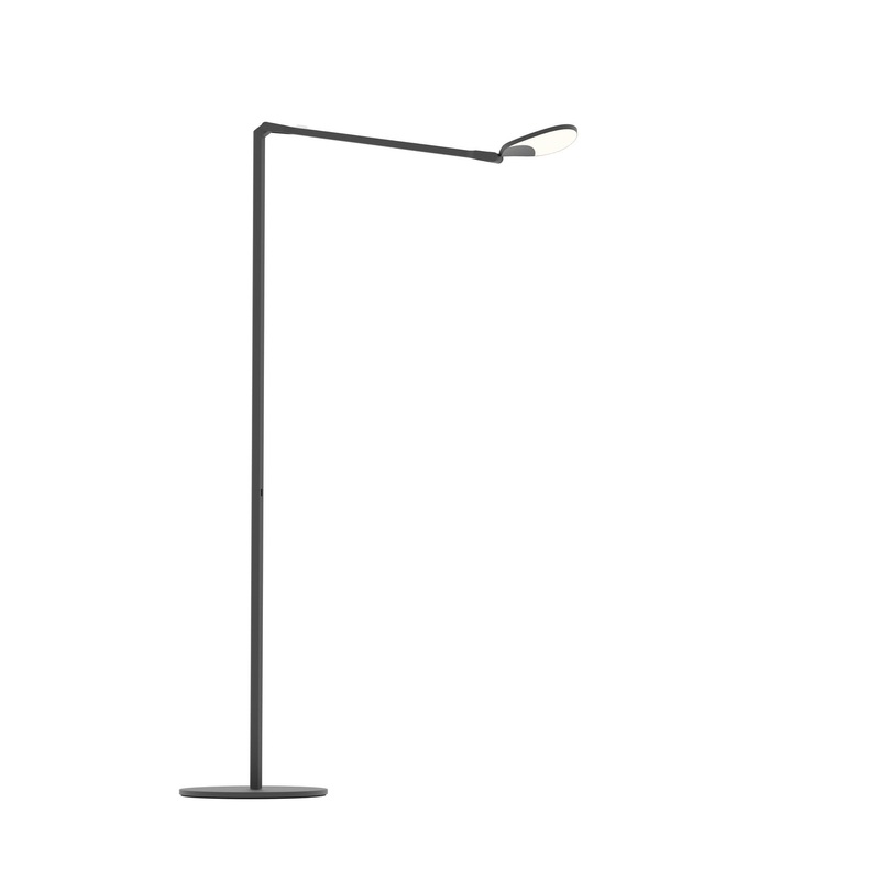 Koncept SPY-W-MTB-USB-FLR Splitty LED Floor Lamp, Matte Black