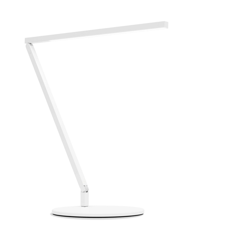 Koncept ZBD1000-D-MWT-DSK Z-Bar LED Desk Lamp, Matte White