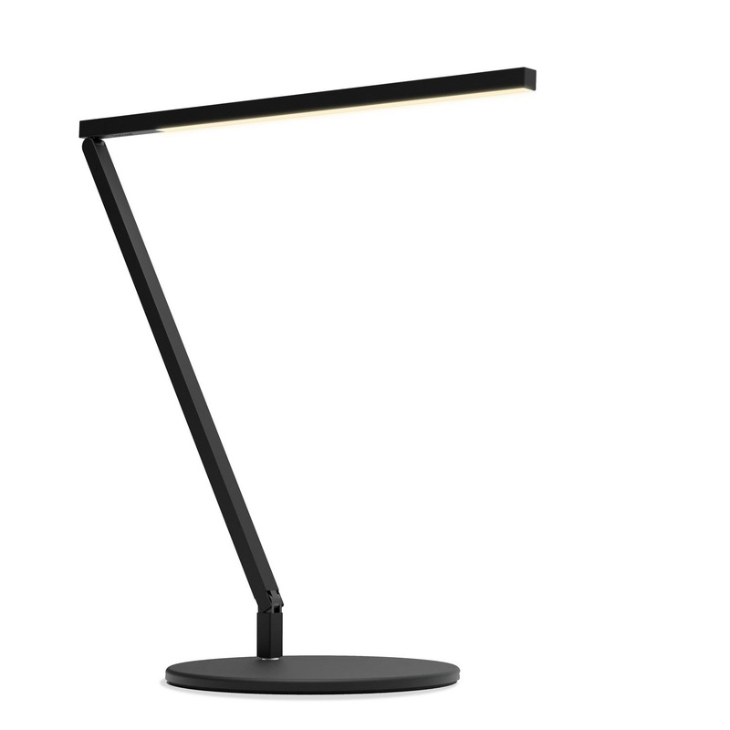 Koncept ZBD1000-W-MTB-DSK Z-Bar LED Desk Lamp, Matte Black