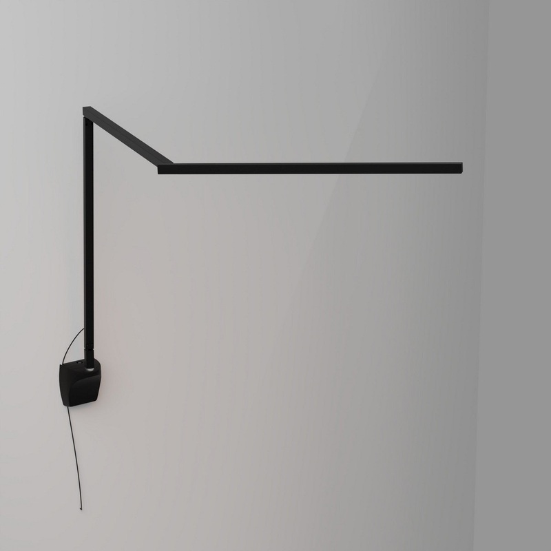 Koncept ZBD3000-W-MTB-STD-WAL Z-Bar LED Desk Lamp, Matte black