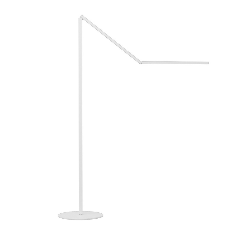 Koncept ZBF5000-MWT Z-Bar LED Floor Lamp, Matte White