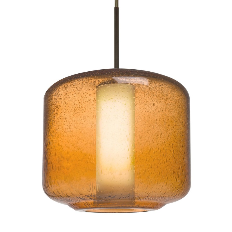 Besa 1JT-NILES10AO-LED-BR Besa Niles 10 Pendant LED Pendant Bronze