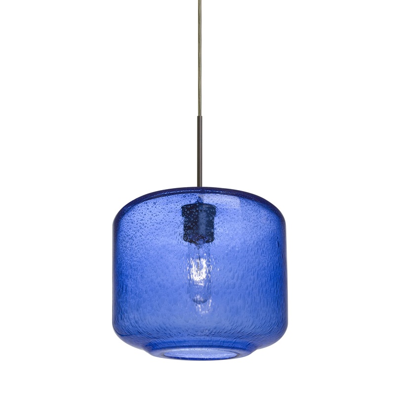 Besa 1JT-NILES10BL-BR Niles One Light Pendant Bronze