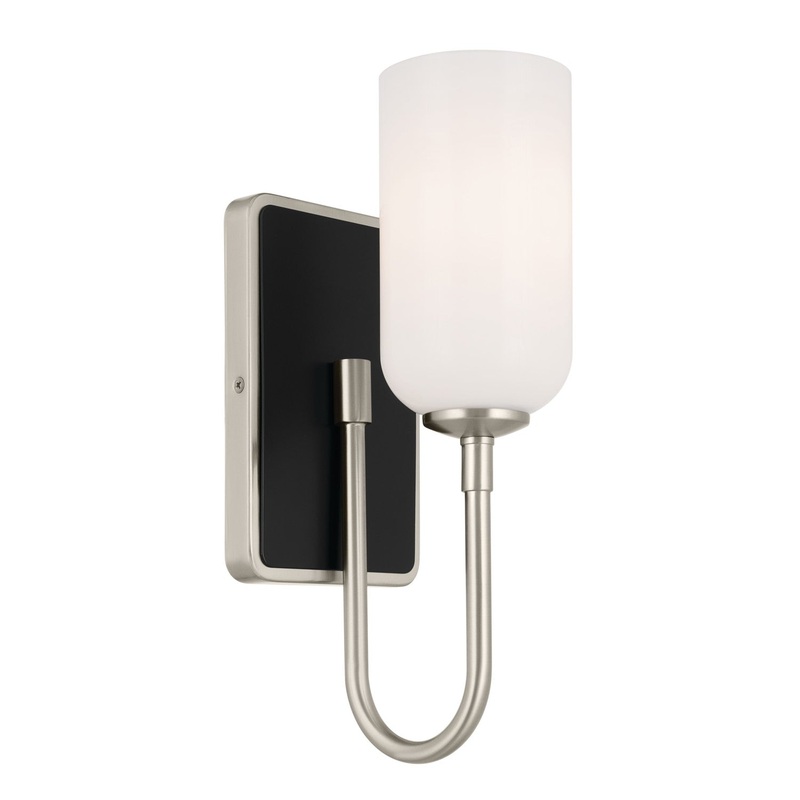 Kichler 55161NI Solia One Light Wall Sconce, Brushed Nickel