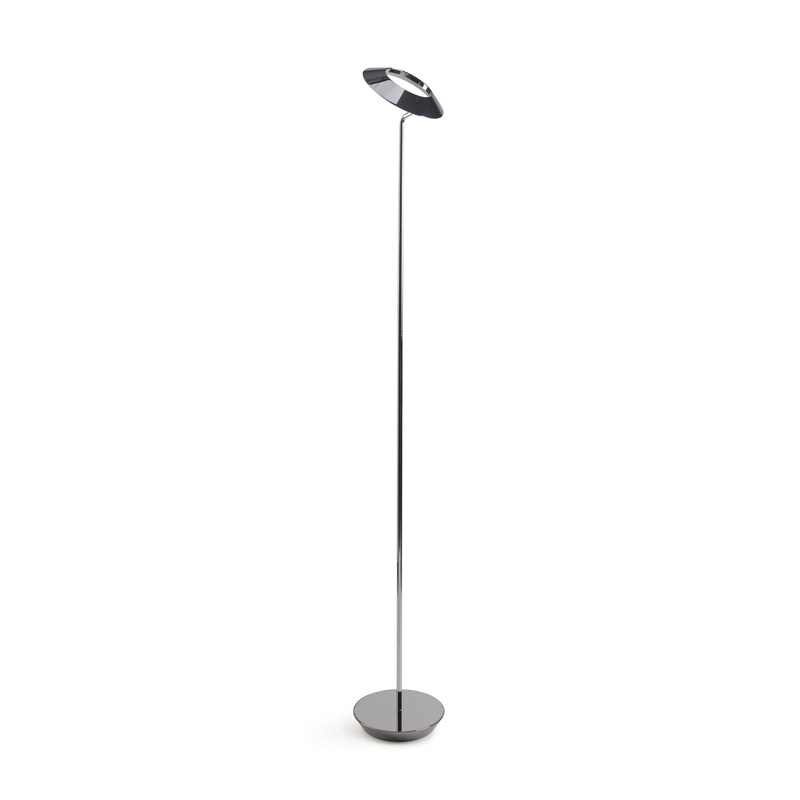 Koncept RYO-SW-CRM-CRM-FLR Royyo LED Floor Lamp, Chrome