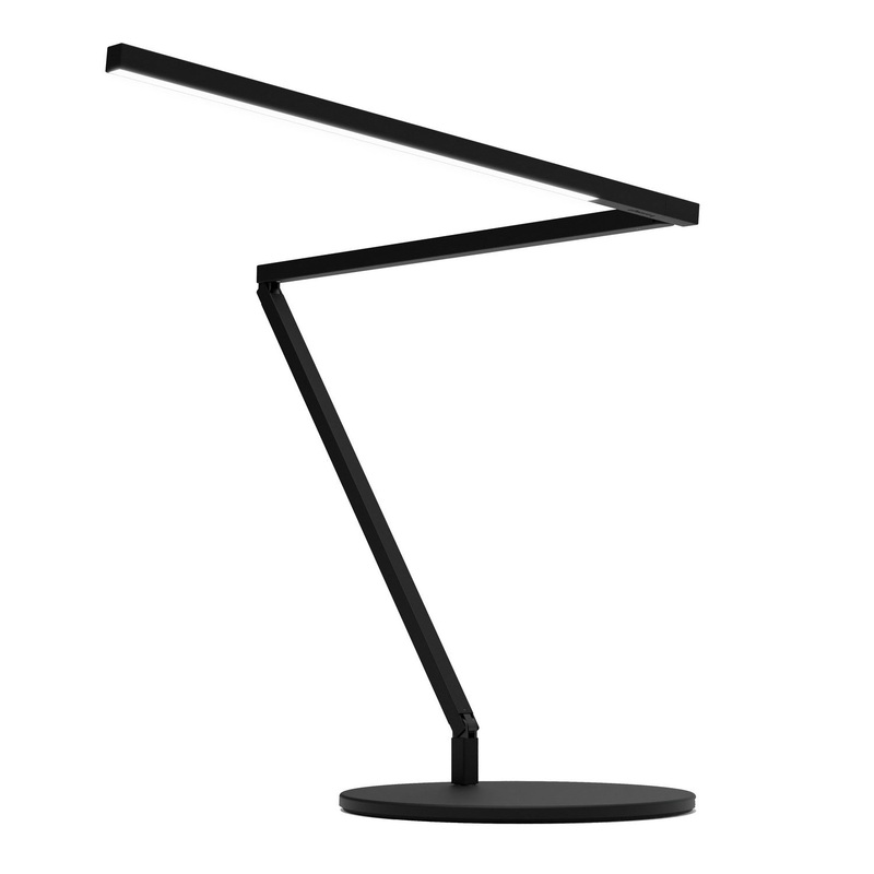 Koncept ZBD3000-D-MTB-STD-DSK Z-Bar LED Desk Lamp, Matte black