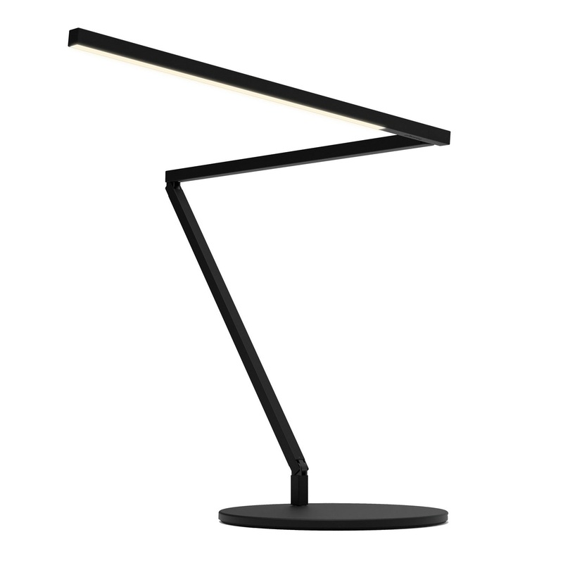 Koncept ZBD3000-W-MTB-STD-DSK Z-Bar LED Desk Lamp, Matte black