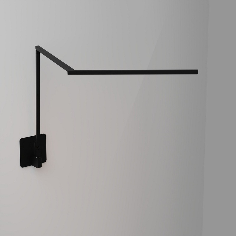 Koncept ZBD3000-W-MTB-STD-HWS Z-Bar LED Desk Lamp, Matte black
