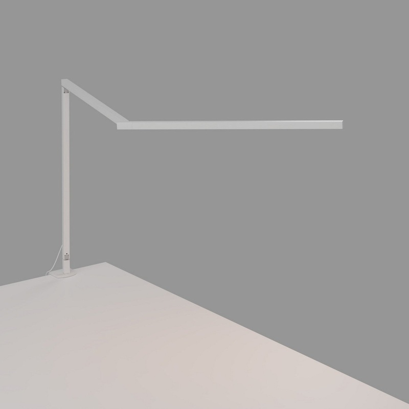 Koncept ZBD3000-W-MWT-STD-2CL Z-Bar LED Desk Lamp, Matte white