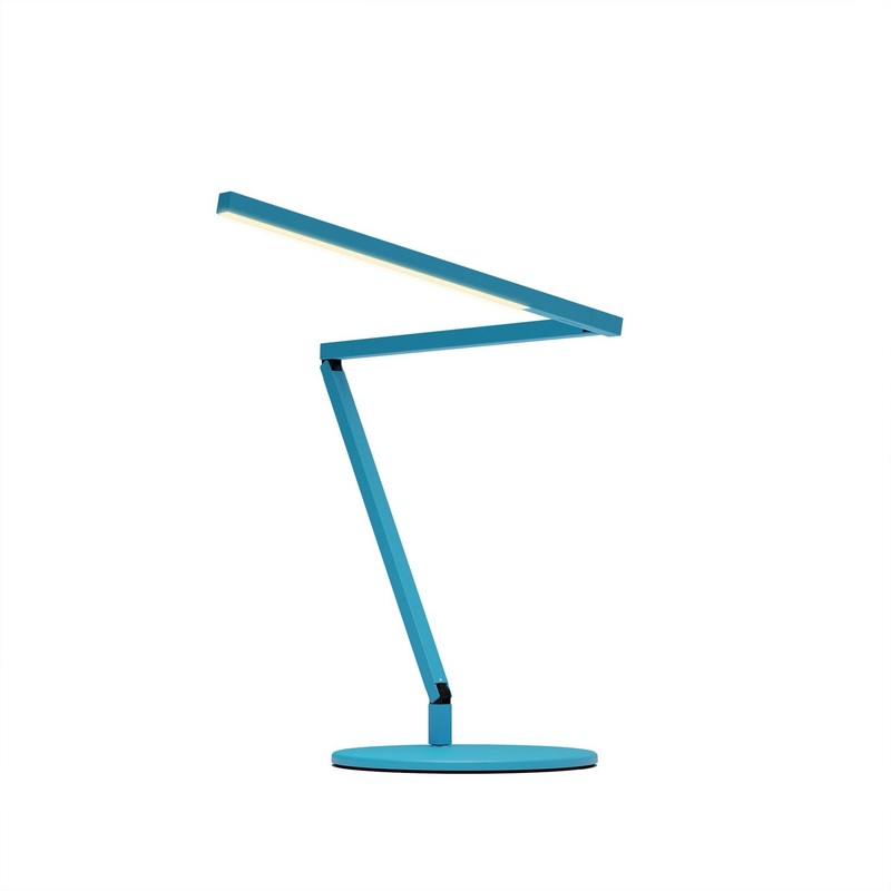 Koncept ZBD3100-W-KNB-DSK Z-Bar LED Desk Lamp, Koncept Blue