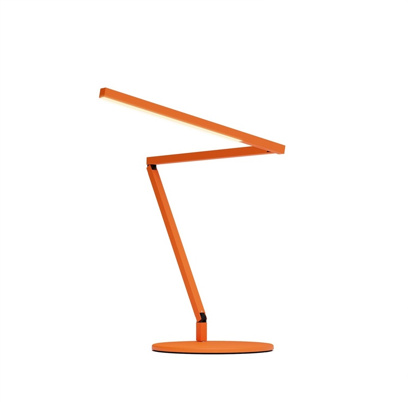 Koncept ZBD3100-W-MOR-DSK Z-Bar LED Desk Lamp, Matte Orange