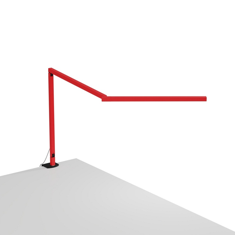 Koncept ZBD3100-W-MRD-2CL Z-Bar LED Desk Lamp, Matte Red