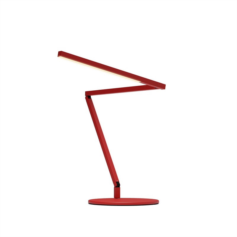 Koncept ZBD3100-W-MRD-DSK Z-Bar LED Desk Lamp, Matte Red