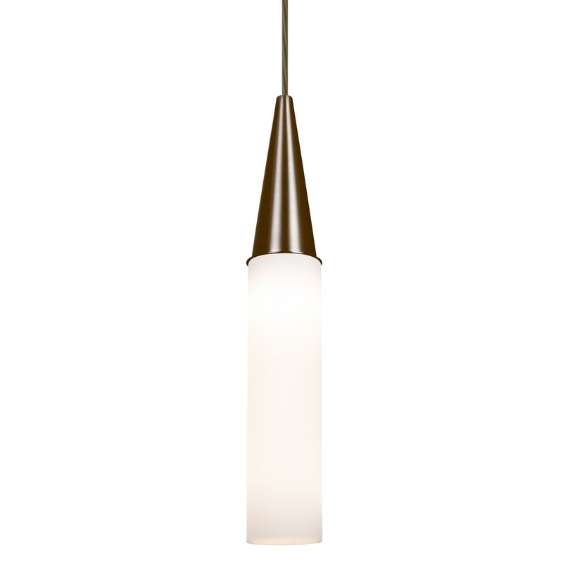 Besa 1JT-METRO16-BR Besa Metro 16 Pendant One Light Pendant Bronze