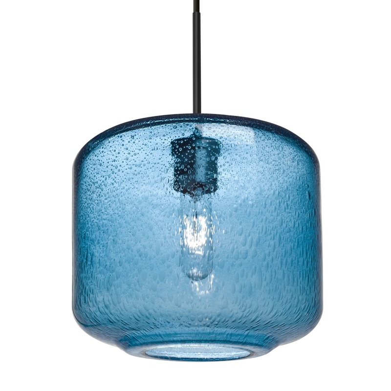 Besa 1JT-NILES10BL-BK Besa Niles 10 Pendant One Light Pendant Black