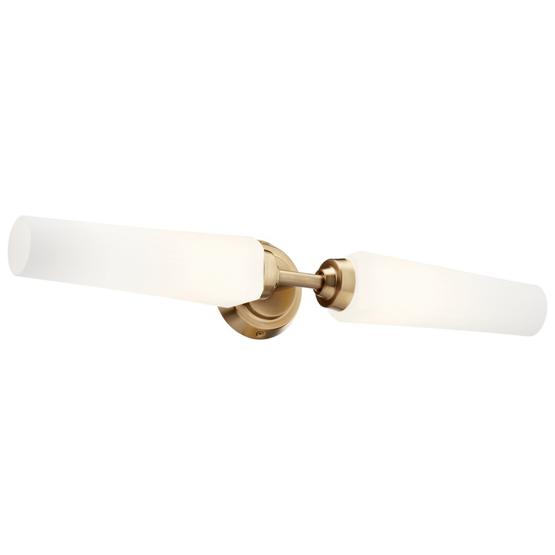 Kichler 55075CPZ Truby Two Light Bath, Champagne Bronze