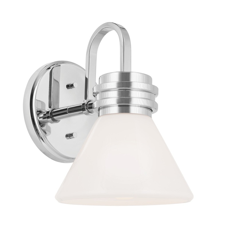 Kichler 55153CH Farum One Light Wall Sconce, Chrome