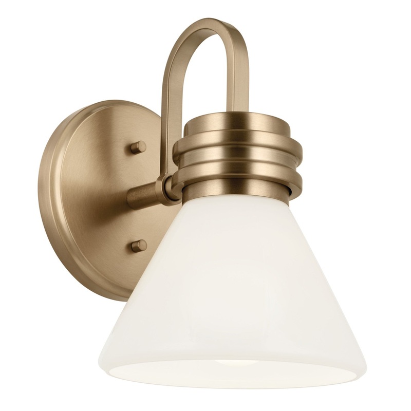 Kichler 55153CPZ Farum One Light Wall Sconce, Champagne Bronze